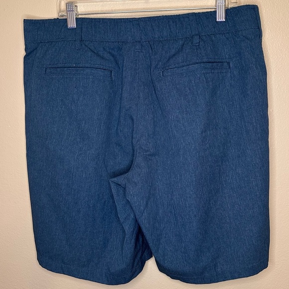 Swiss Tech Men’s Flat Front Shorts Size 38 Blue - Picture 3 of 5